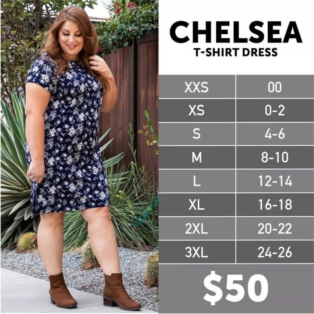 LuLaRoe 2XL Chelsea T-Shirt Ribbed Casual Dress Gray Women’s Relaxed Fit Dress - Picture 2 of 9